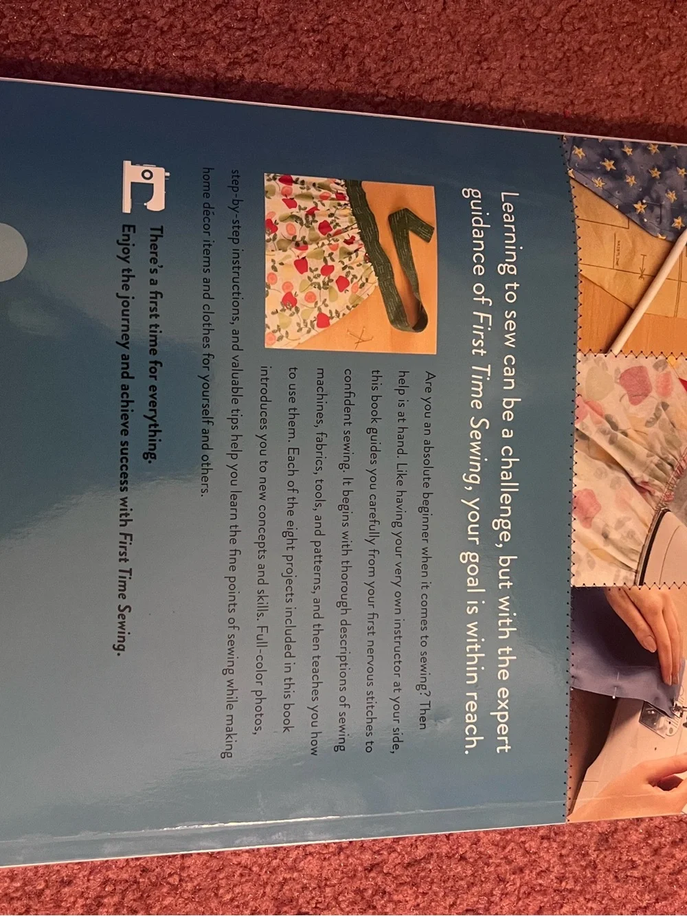 Beginners sewing guide book